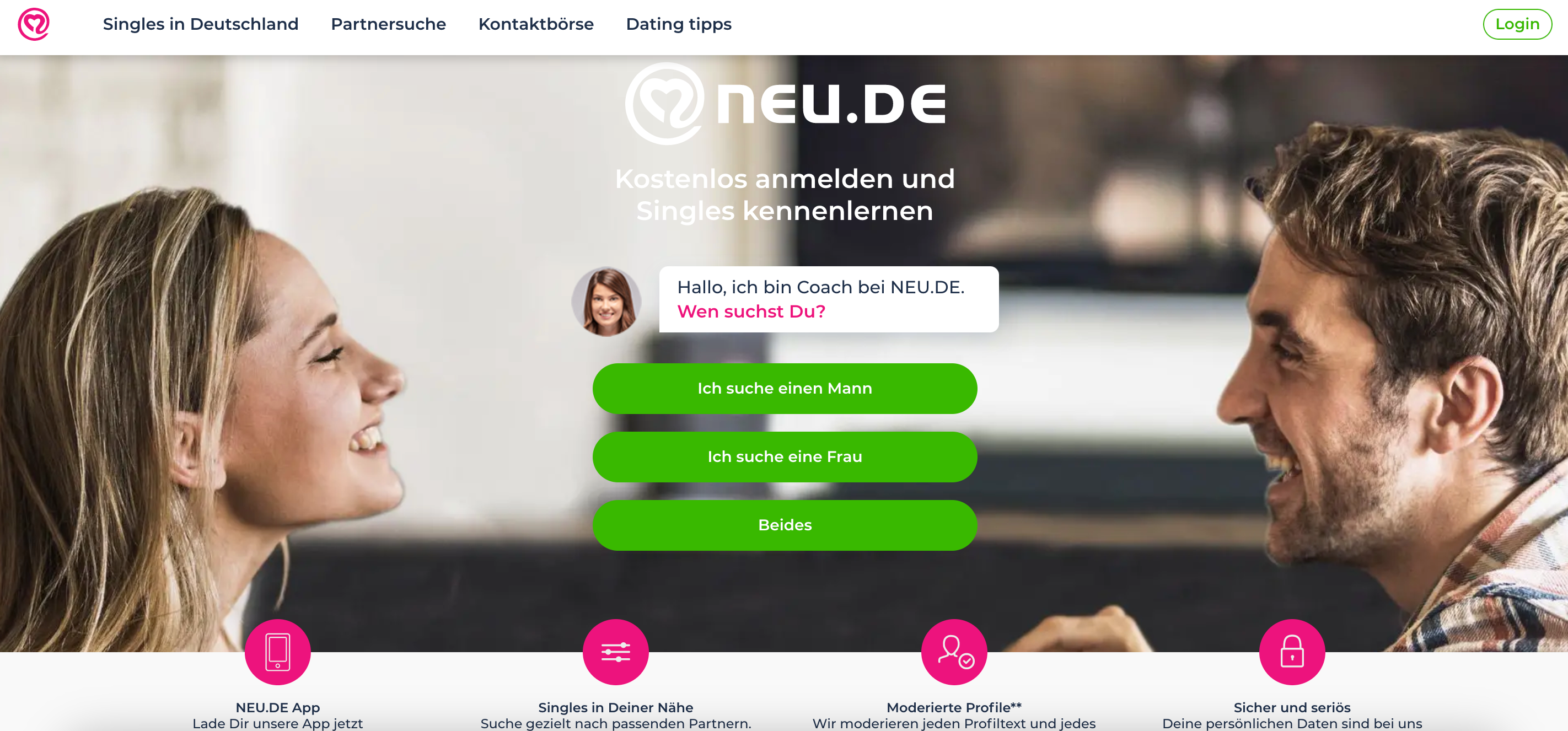 Neu.de Homepage Thumbnail