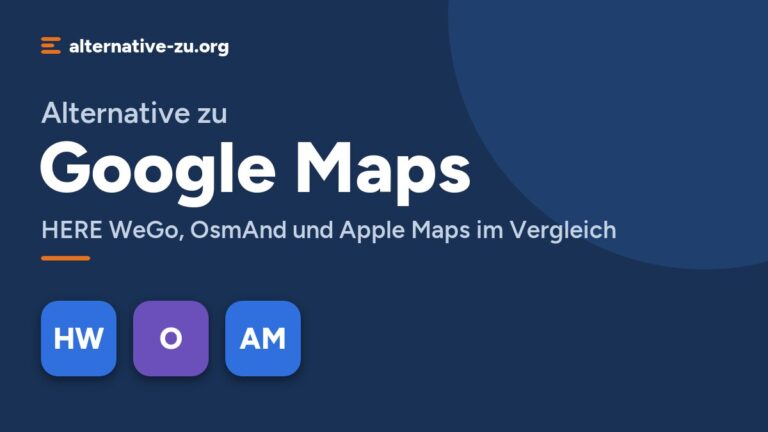 Alternative zu Google Maps: HERE WeGo, OsmAnd und Apple Maps im Vergleich