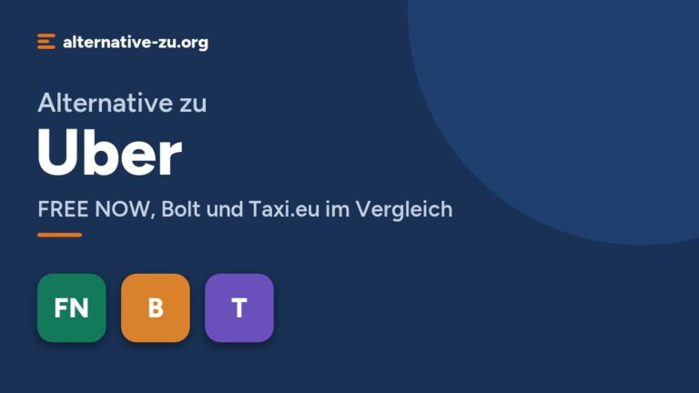 Alternative zu Uber: FREE NOW, Bolt und Taxi.eu im Vergleich
