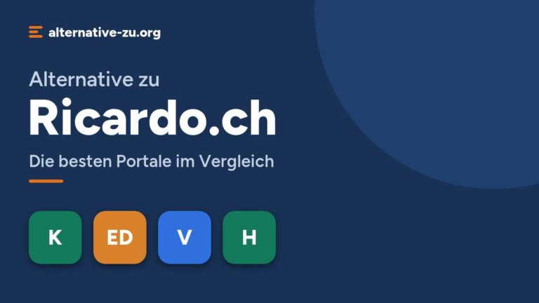 Passende Alternative zu Ricardo.ch finden: Die besten Portale im Vergleich