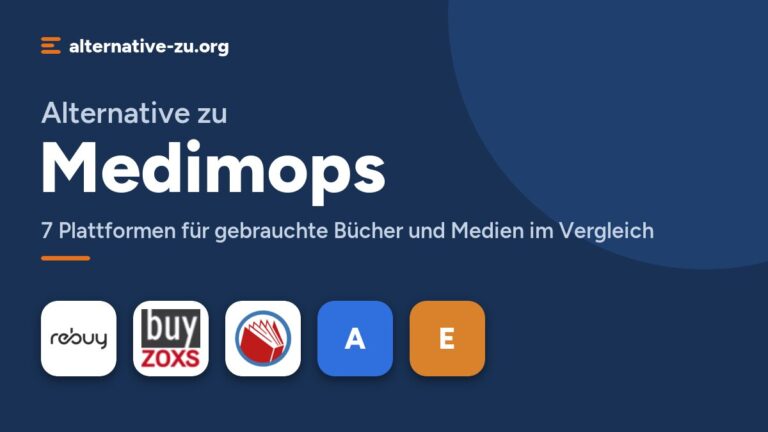 Alternative zu Medimops: 7 Plattformen für gebrauchte Bücher und Medien im Vergleich