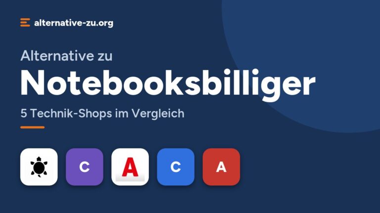 Alternative zu Notebooksbilliger: 5 Technik-Shops im Vergleich