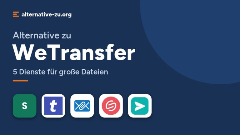 Alternative zu WeTransfer: 5 Dienste für große Dateien