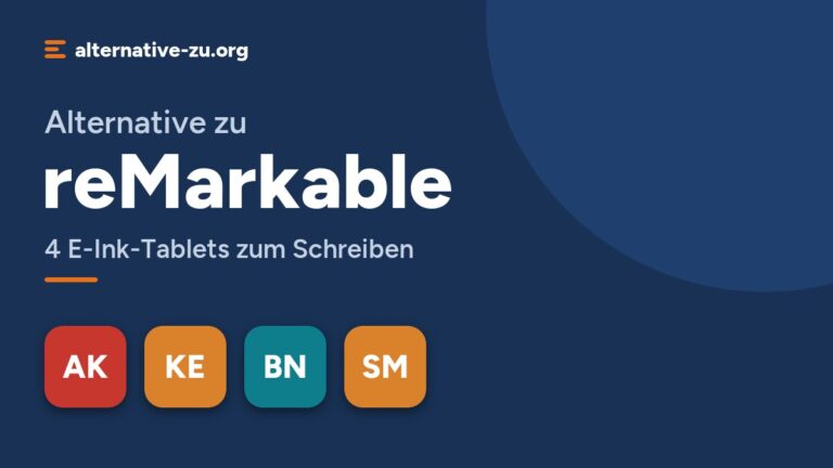 Alternative zu reMarkable: 4 E-Ink-Tablets zum Schreiben
