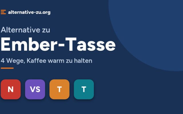 Alternative zur Ember-Tasse: 4 Wege, Kaffee warm zu halten