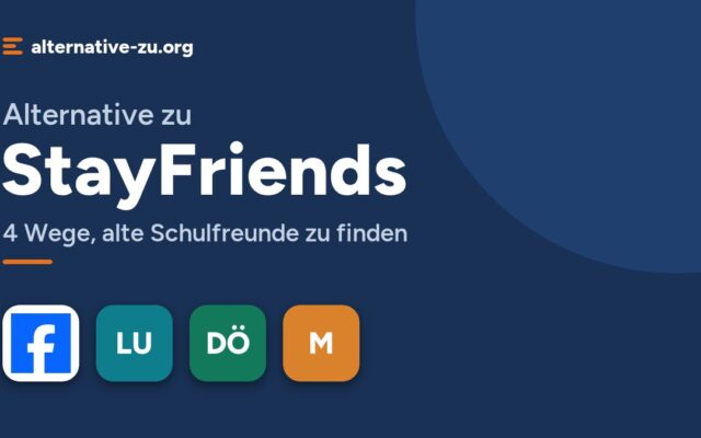 Alternative zu StayFriends: 4 Wege, alte Schulfreunde zu finden