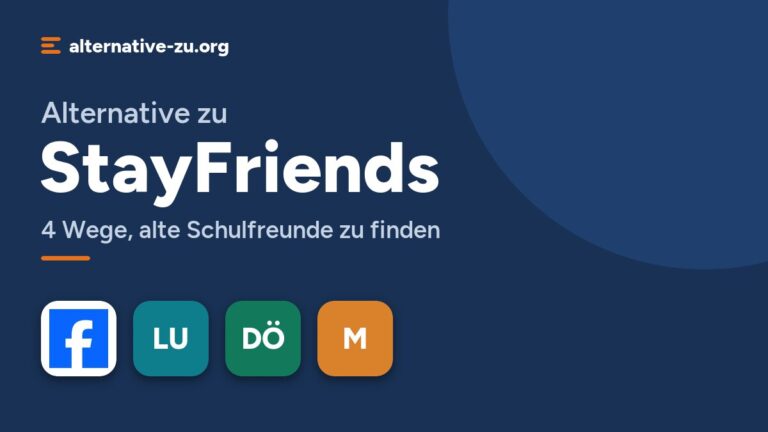 Alternative zu StayFriends: 4 Wege, alte Schulfreunde zu finden